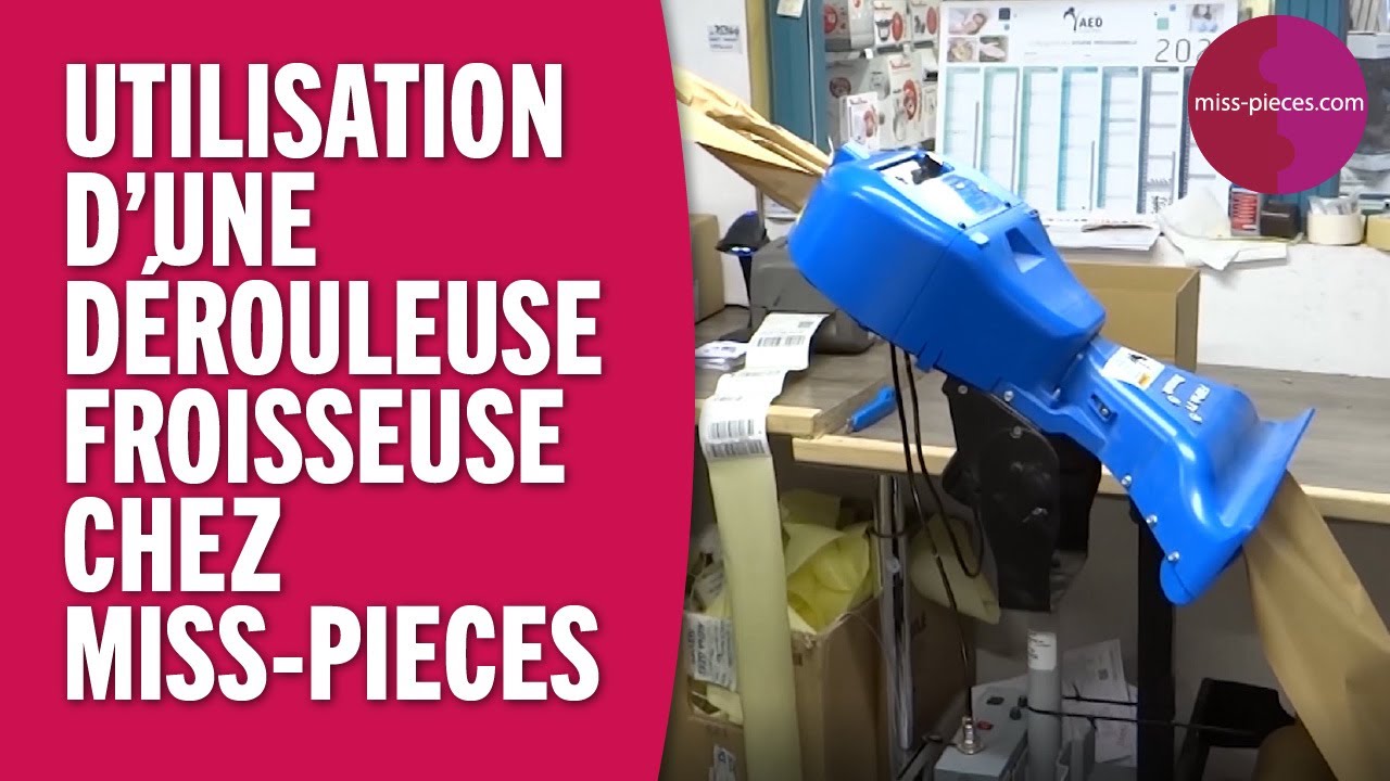 Utilisation d'une d&eacute;rouleuse froisseuse chez miss-pieces