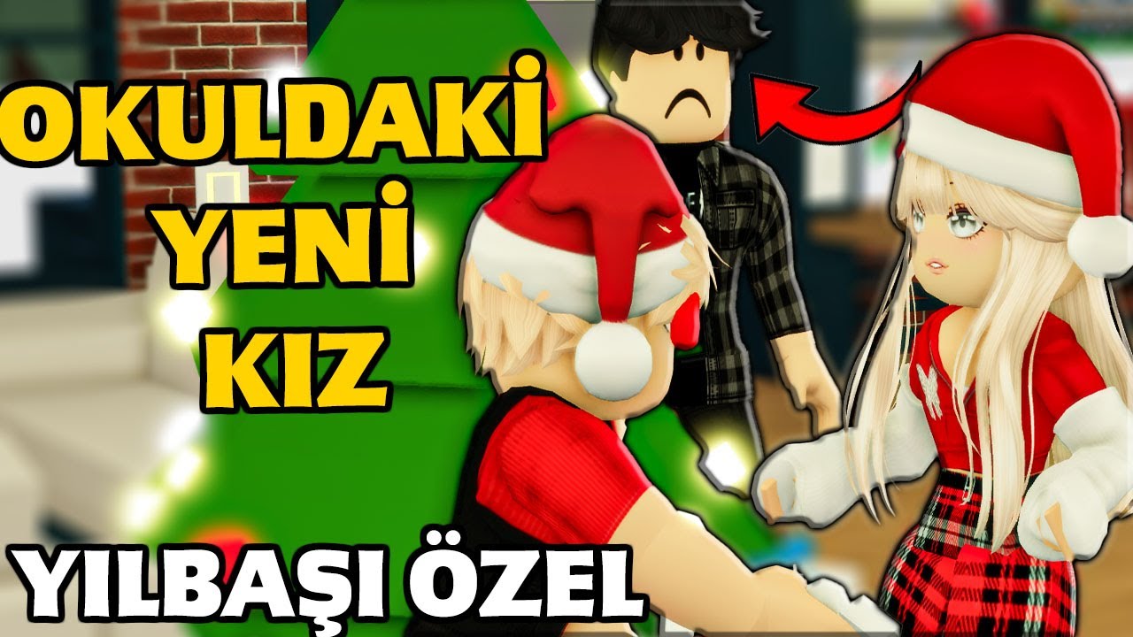 OKULDAKİ YENİ KIZ-Yılbaşı Özel Bölüm-Brookhaven Film(Roblox Brookhaven Rp)