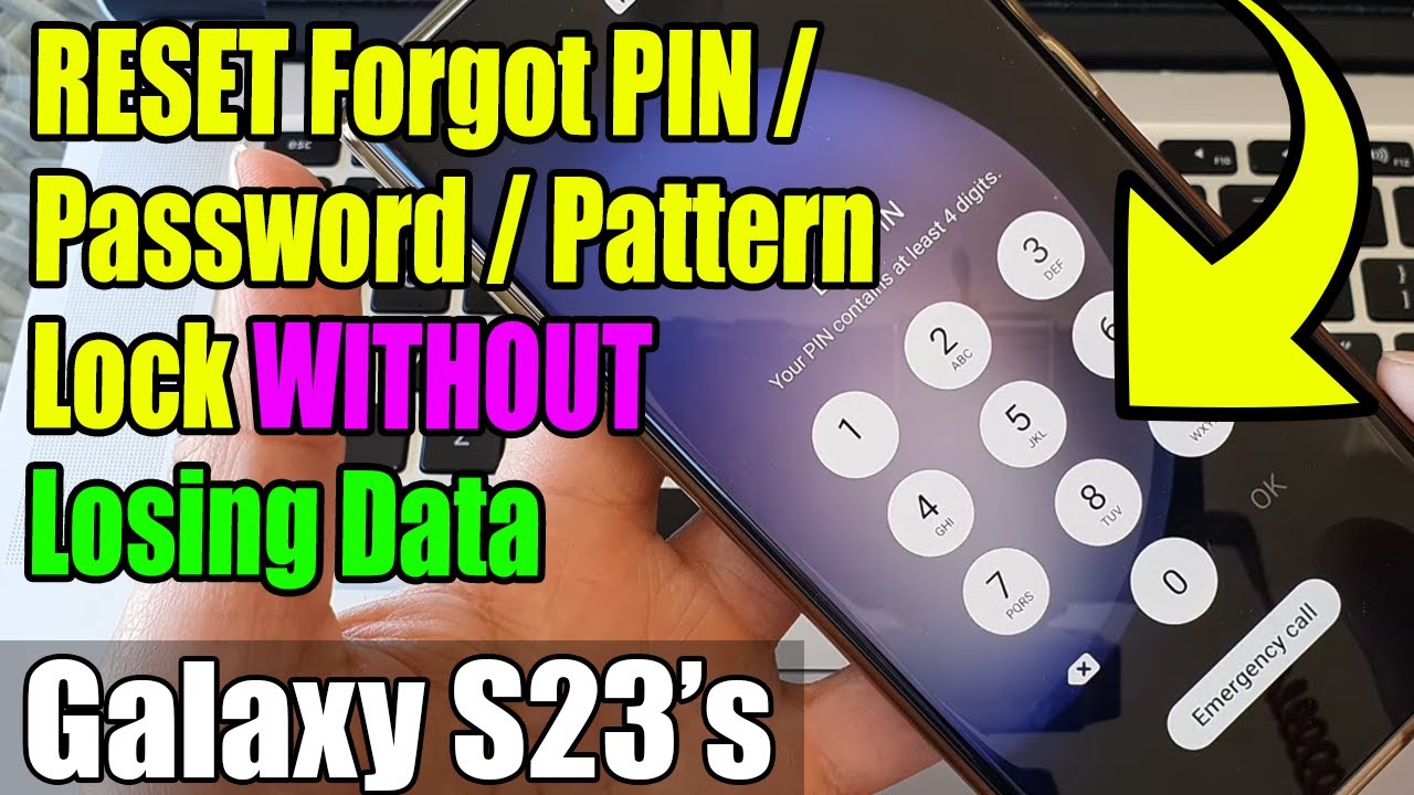 Galaxy S23: как сбросить забытый PIN-код/пароль/графический ключ БЕЗ потери данных