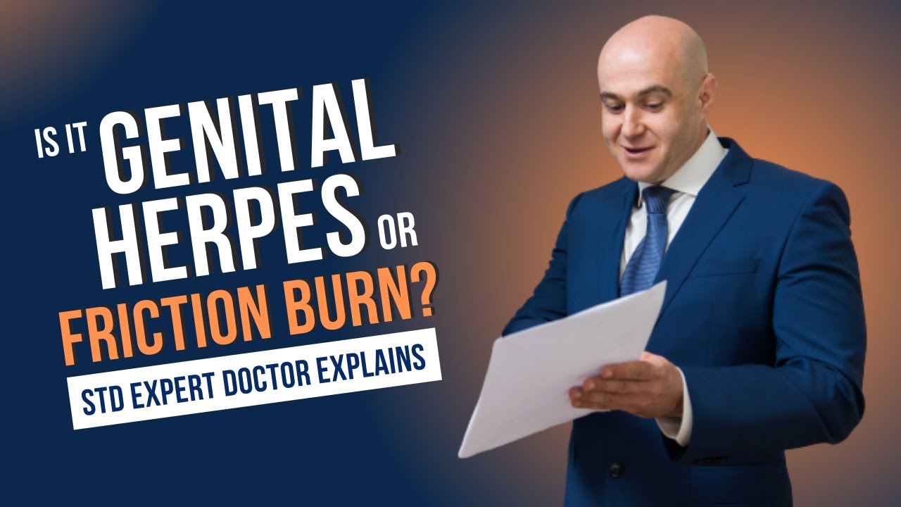 How to differentiate between genital herpes and friction burn