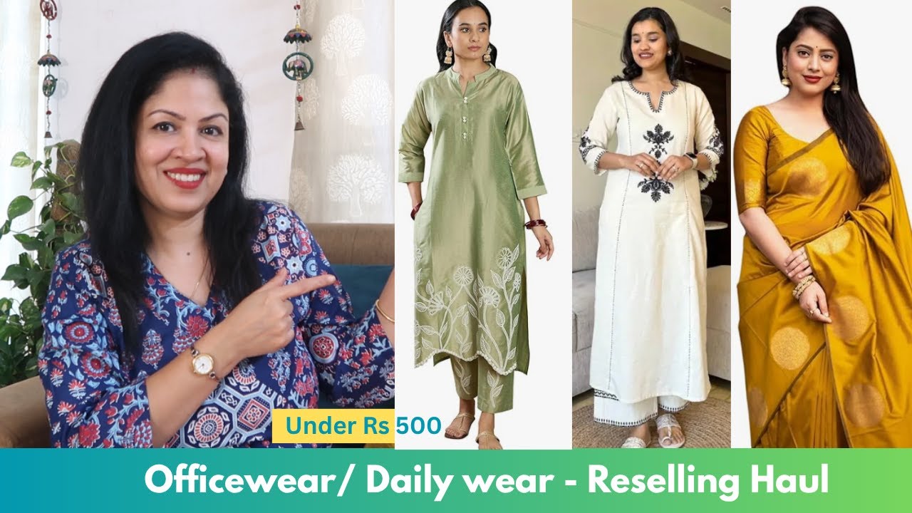 Amazon/Flipkart Kurta set - Reselling Haul✨Amazon Haul✨Flipkart kurti haul ✨Partywear Kurta Set Haul