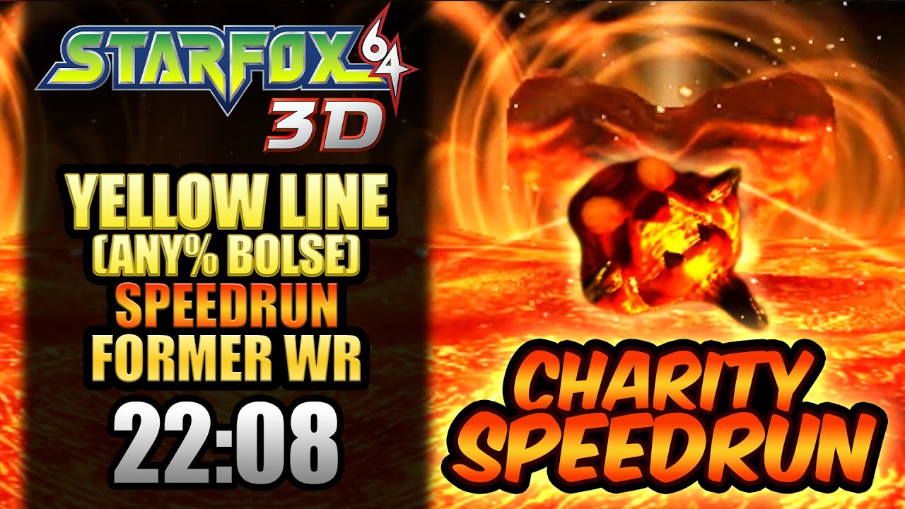 [Former World Record] Star Fox 64 3D | Yellow Line (Any% Bolse) Speedrun | 22:08