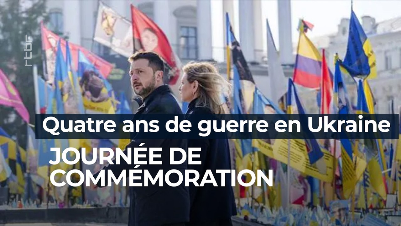 4 ans de guerre en Ukraine : journée de commémoration RTBF Info