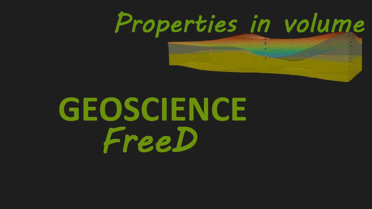 Parametric geological volume (QGIS to Paraview)