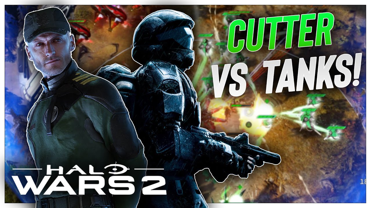 Captain Cutter took on TANKS in Halo Wars 2!