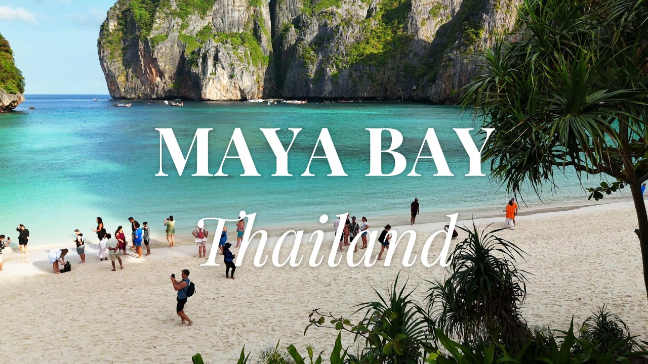 Maya Bay | Thailand | DJI MINI 4 PRO Cinematic relaxing 4K aerial video