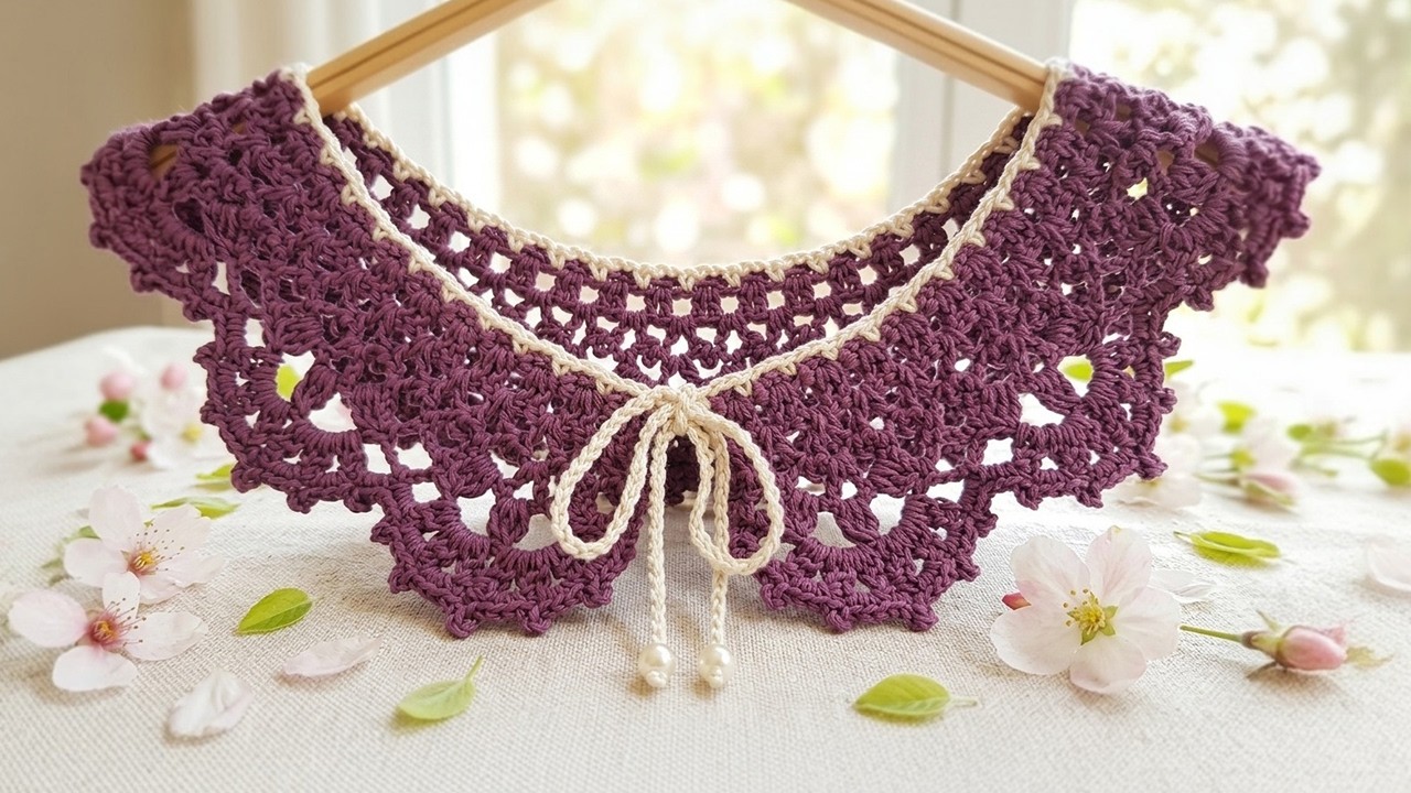#159 Crochet collar[Eng]