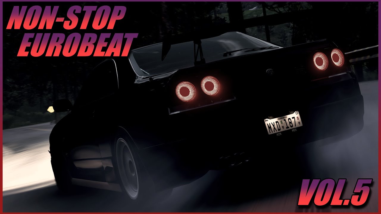 1+ HOUR FORZA HORIZON 5, NON-STOP SUPER EUROBEAT | EUROBEAT MUSIC VIDEO RACING/DRIFTING MIX VOL.5.