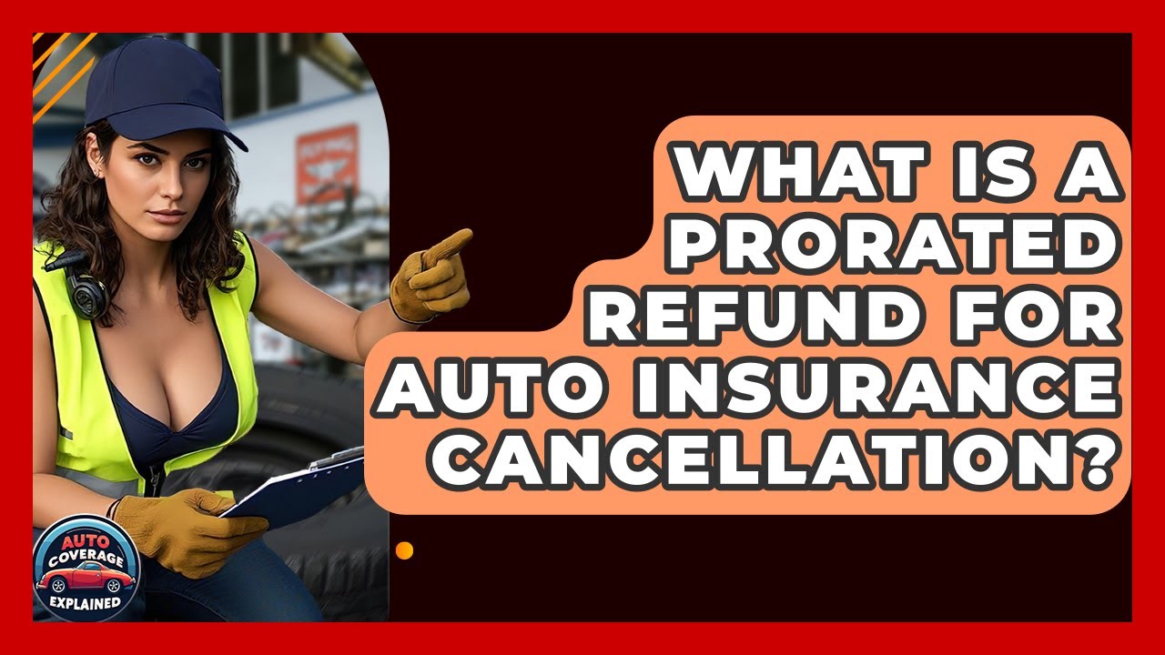 What Is A Prorated Refund For Auto Insurance Cancellation? - Auto Coverage Explained