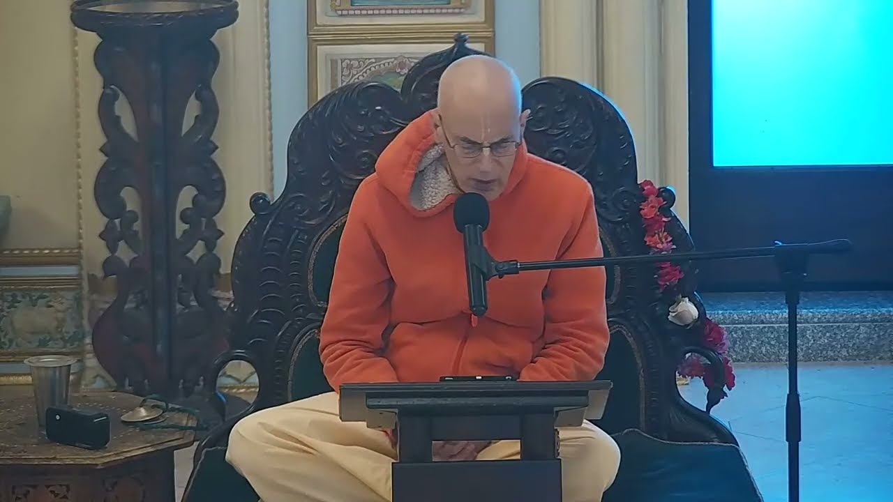 Lord Rāmacandra’s Grief at the News of Sītādevī’s Entering the Earth is Not Material