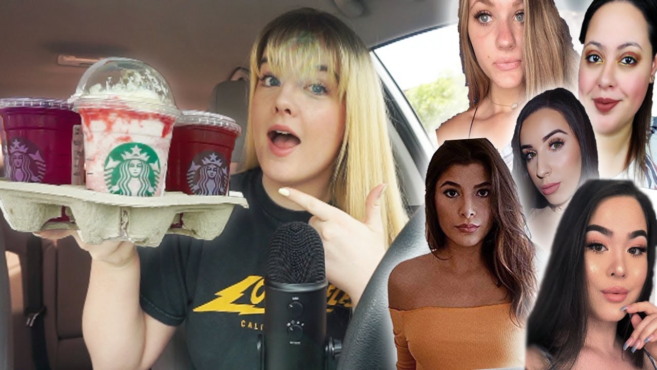 ASMRtists Choose My Starbucks Drinks!