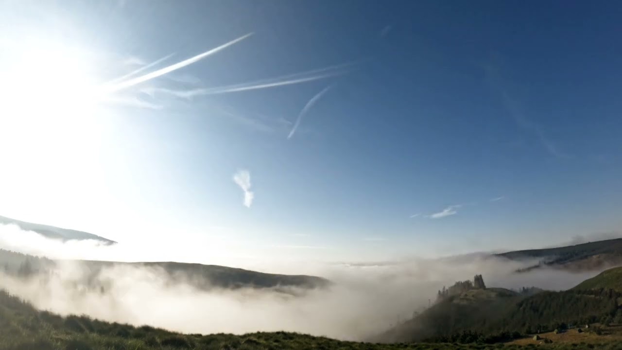 Formation and Duration of a Cloud Inversion Night into Morning Whilst Wild Camping 18th May 2024