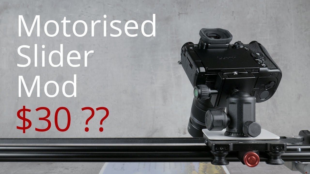 Probably the best value DIY motorised camera slider mod ever! ;-)