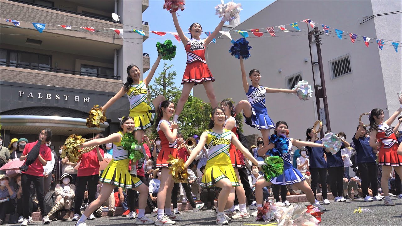 日田高校 器楽部・チアリーディング「Pecori Night」日田川開き観光祭