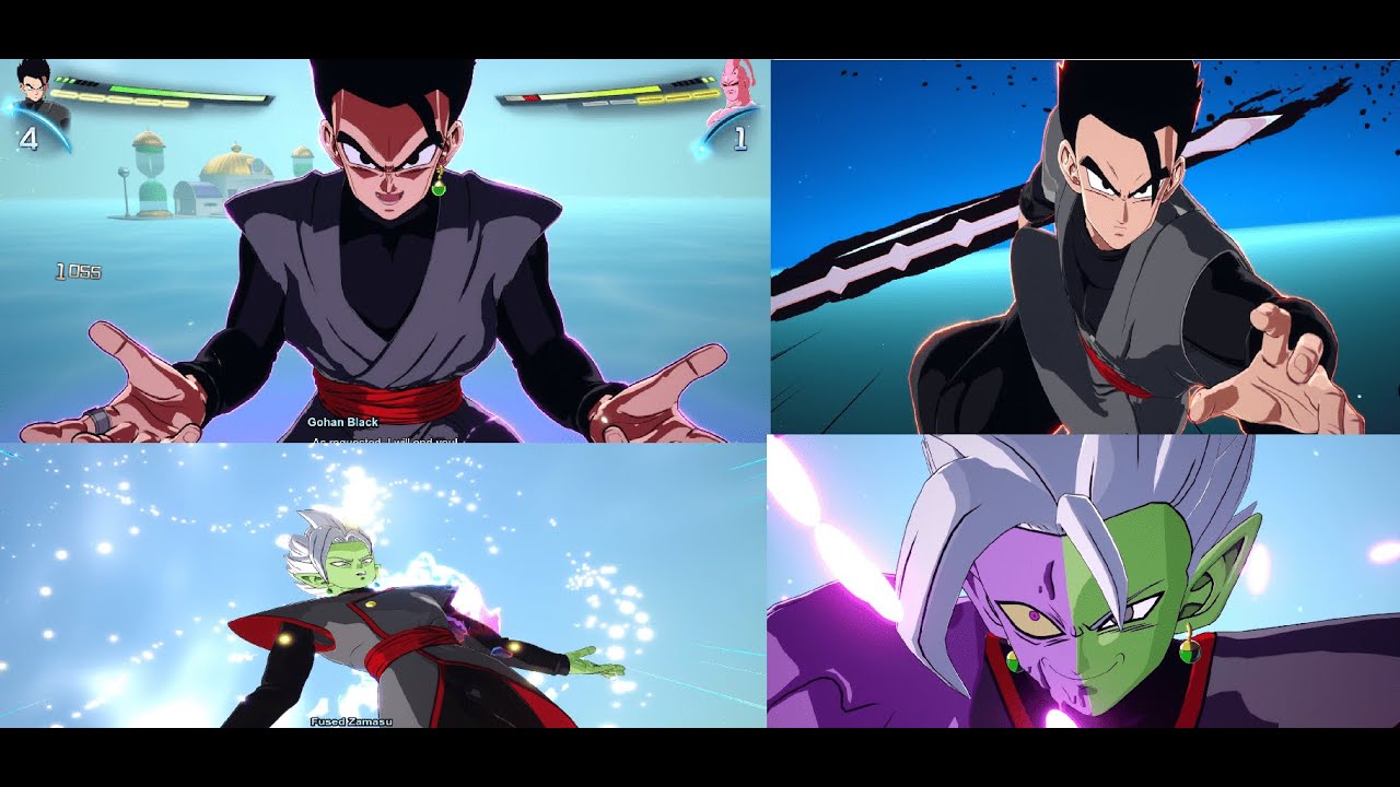 Gohan Black and Fused Zamasu Gohan full showcase (VANILLA) Dragon Ball Sparking Zero