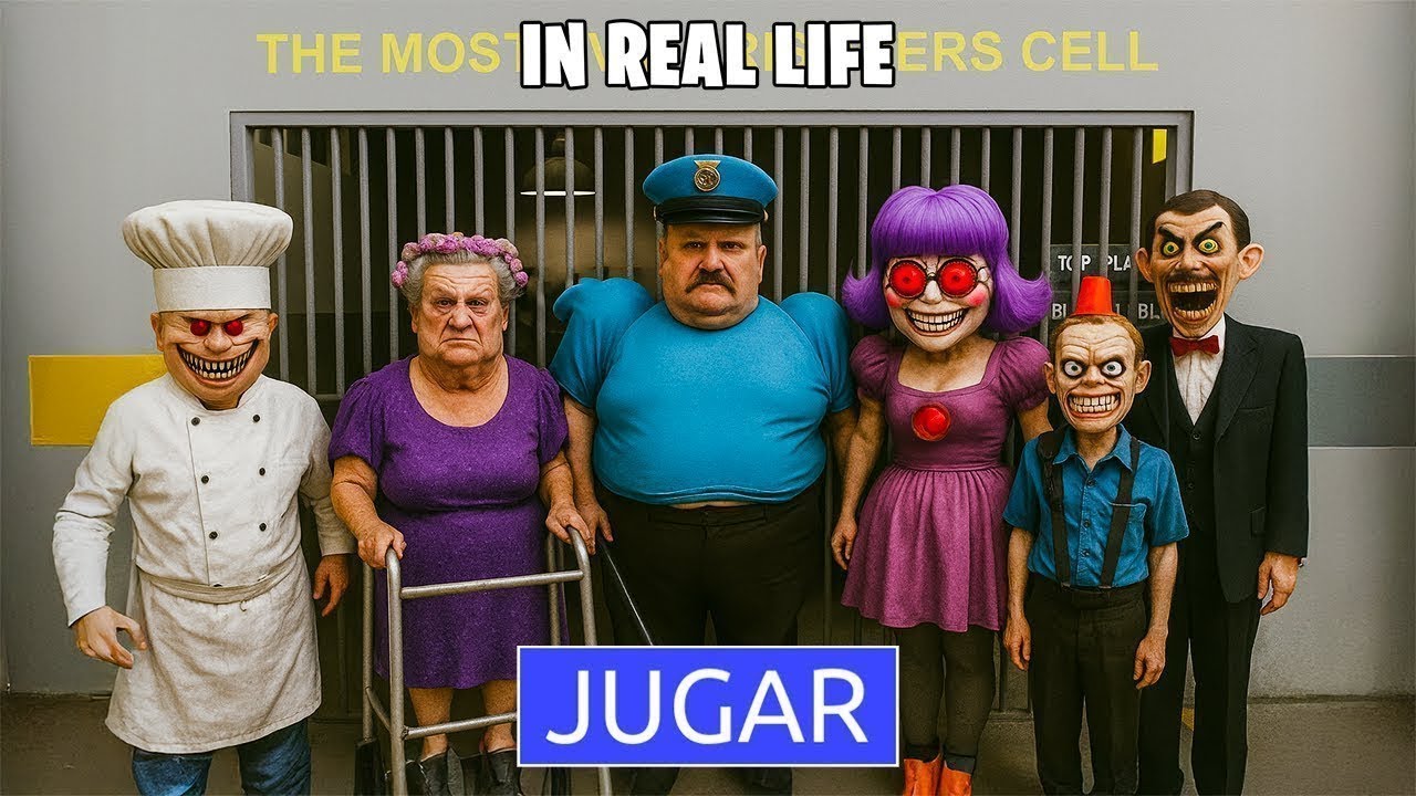 ALL MORPHS IN REAL LIFE! BARRY, GRUMPY GRAN, MISS ANI-TRON... in BARRY'S PRISON RUN!