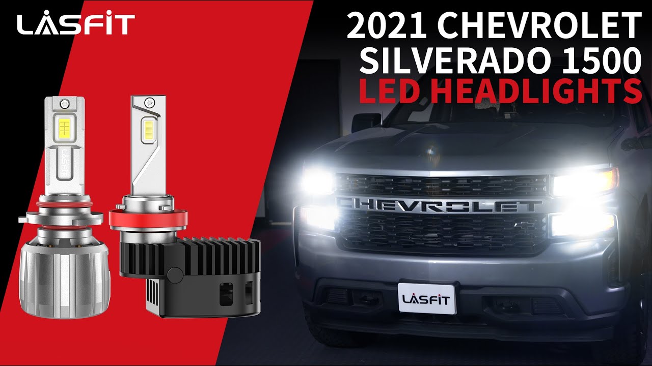 Светодиодные фары Lasfit для Chevrolet Silverado 1500 2021 года [Установка и обзор] #chevroletsil...