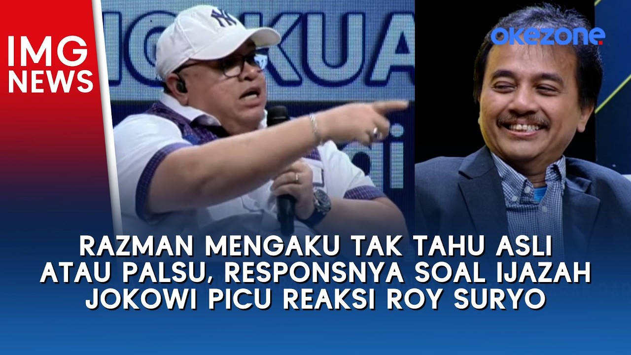 Razman Mengaku Tak Tahu Asli atau Palsu, Responsnya Soal Ijazah Jokowi Picu Reaksi Roy Suryo