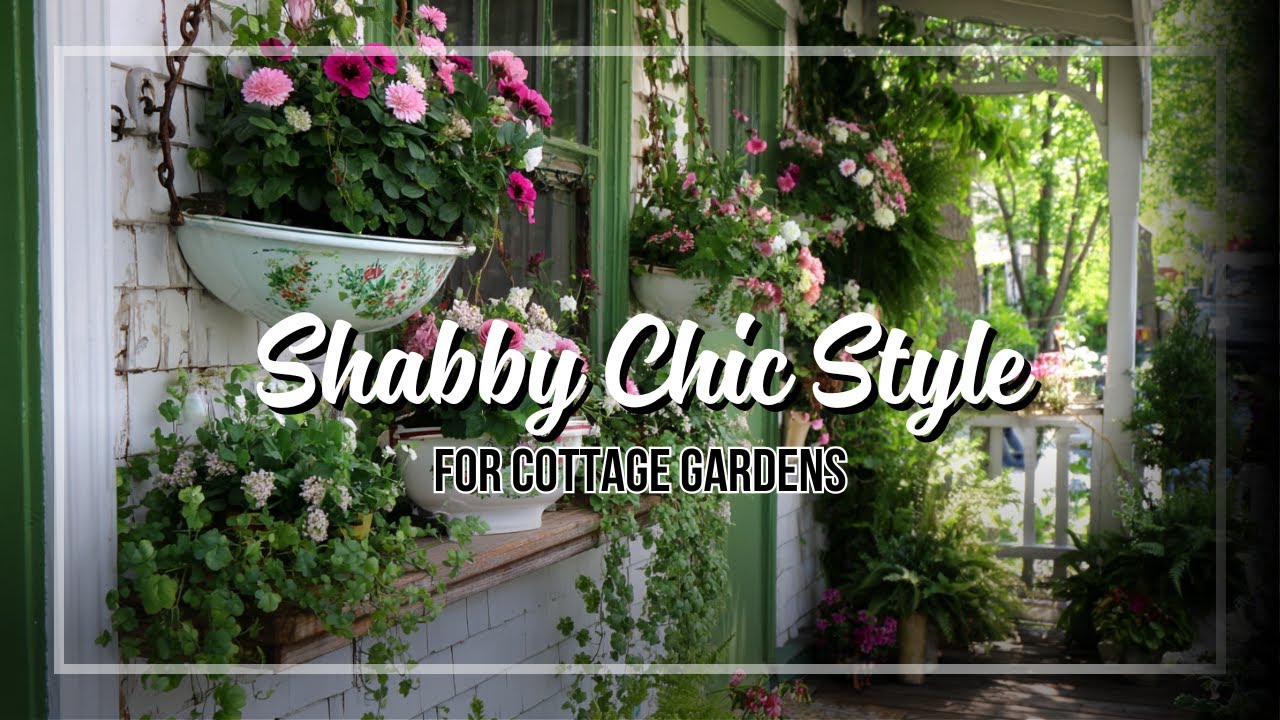 Идеи для сада в стиле &laquo;шебби-шик&raquo;: превратите выброшенные вещи в прекрасные произведения искусств...