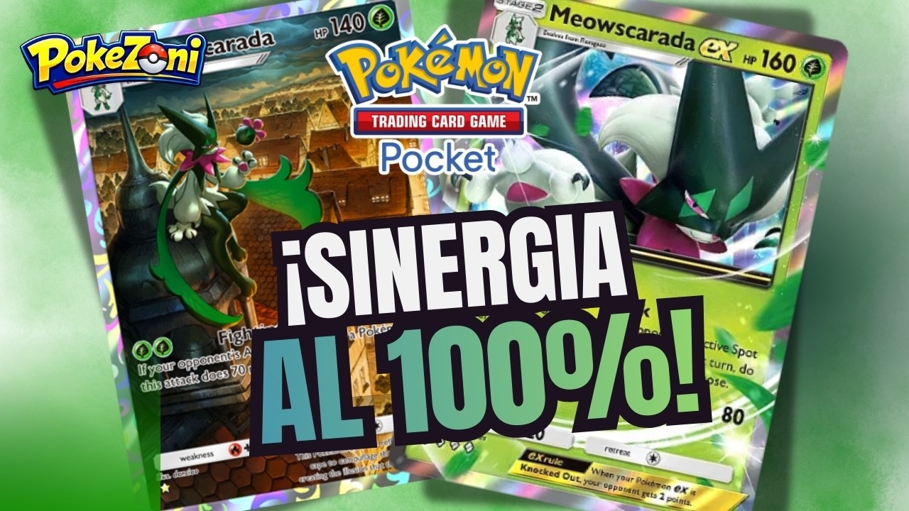 POKETUBER JUEGA CON DOS GATOS!!!😸  NO VAS A CREER LO QUE PASA 😨| Meowscarada EX| Pokémon TCG Pocket