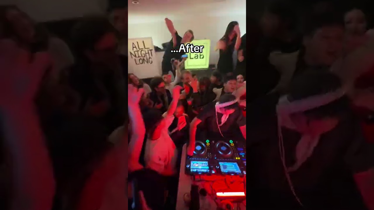 Have you ever been to a house party like this?