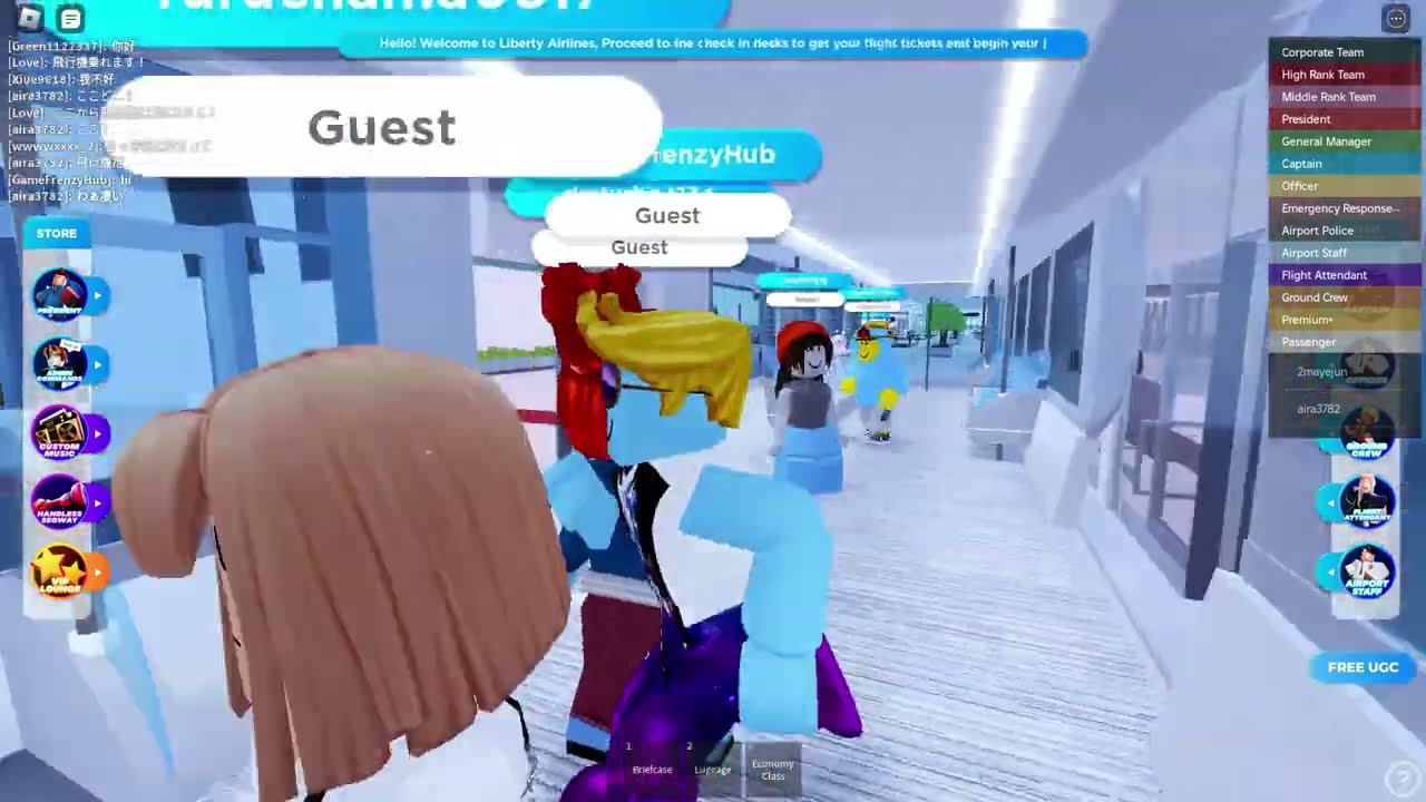 (Roblox) Play Liberty Airport Flight Simulator RP
