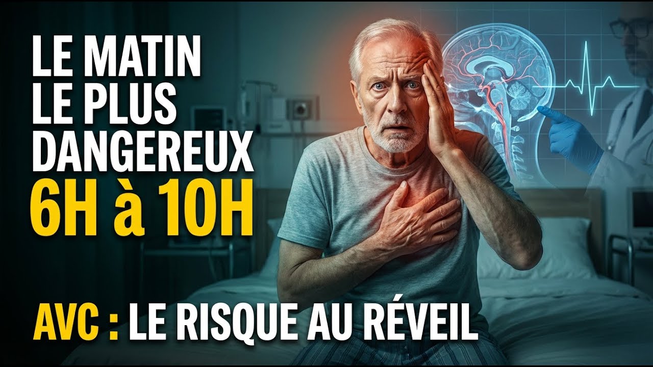 Vous faites cette erreur au réveil… et elle multiplie le risque d’AVC après 60 ans