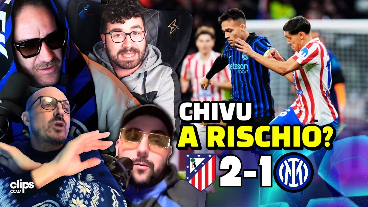 ATLETICO MADRID - INTER 2-1 | CHIVU SBAGLIA TUTTO!!! INTERISTI SI SCANNANO TRA DI LORO! *LIVE FOLLE*