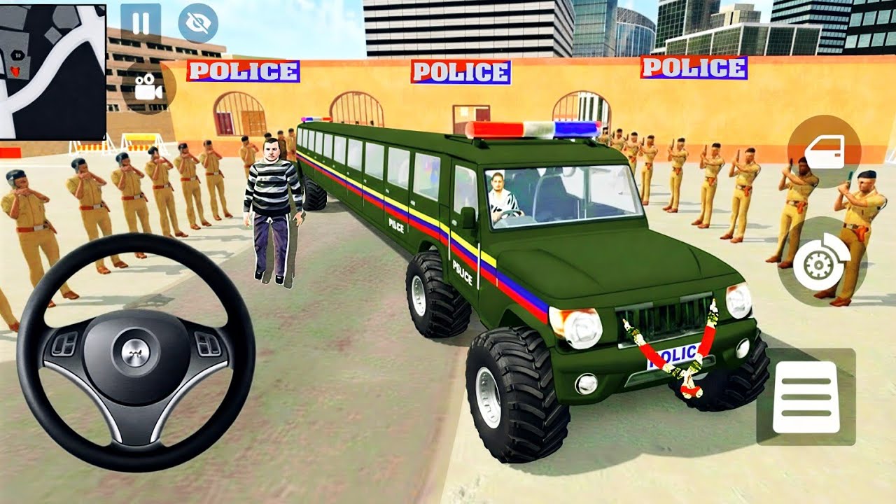 🤑Indian Thift Auto Simulator🤩Indian Showroom Purchase😯Modified Monster police Car And Bike🥳Game