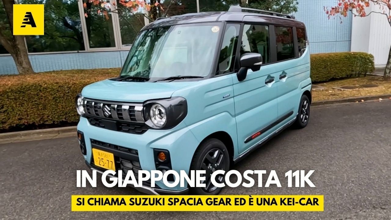 La city-car IBRIDA da 11.000 euro ESISTE... (in Giappone 🇯🇵) | Suzuki SPACIA Gear KEI-CAR ❤️