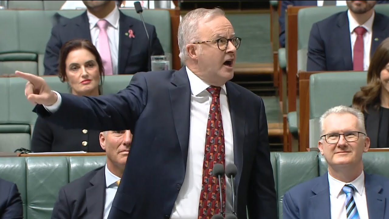 ‘Playschool’: Albanese blasts Coalition in fiery Parliament House speech