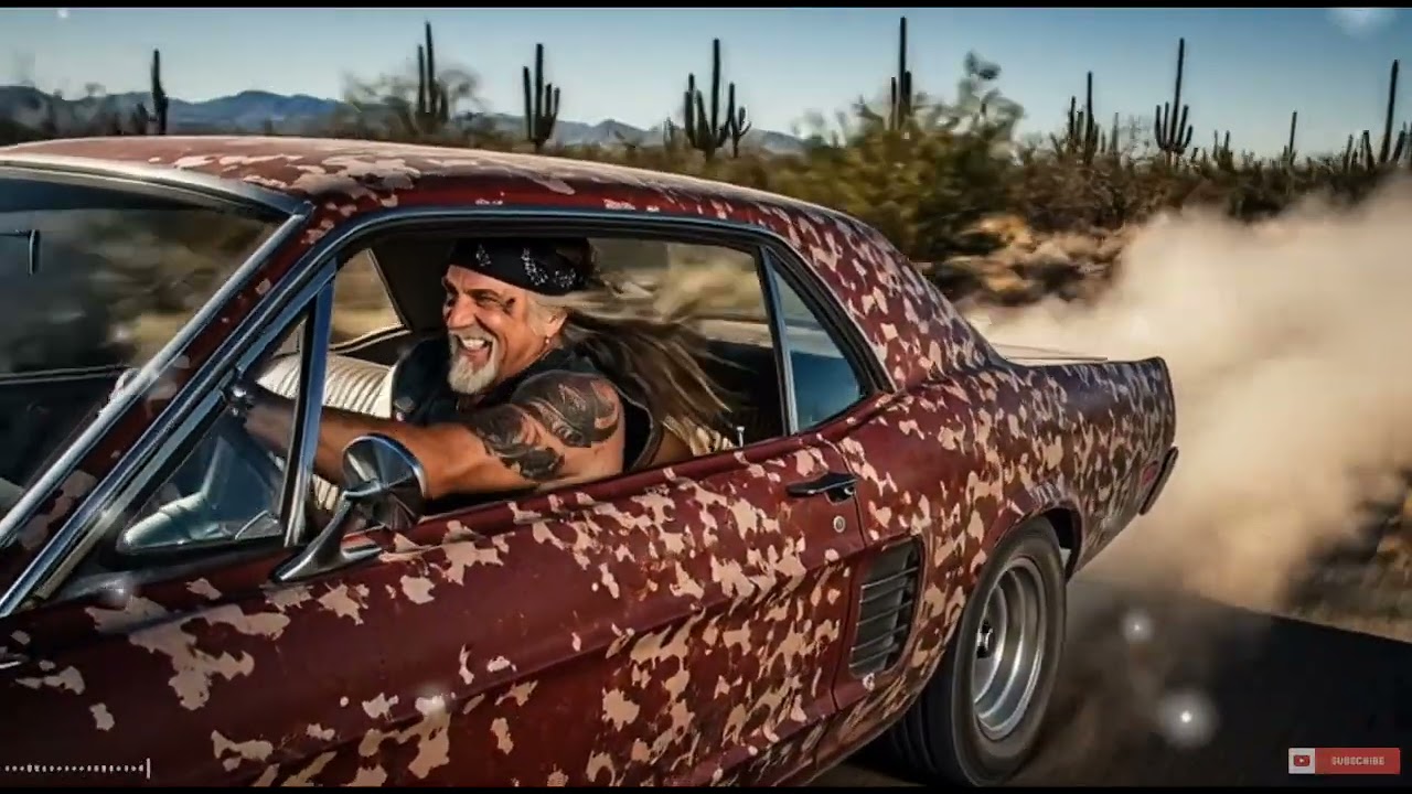 Desert Rust Radio — Gritty Blues Rock & Southern Highway Drive Mix | Sunset Mustang Vibes