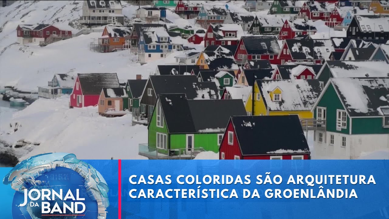 Groenlândia: a ilha das casas coloridas | Jornal da Band