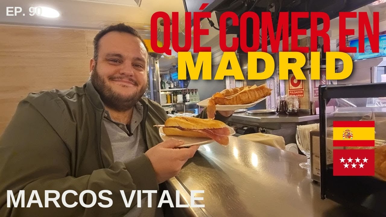 Qué comer en MADRID: Bocadillos de jamón, tapas, licores y cocido! 🍳🍻🍄‍🟫