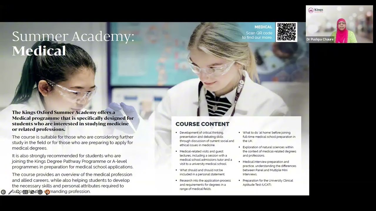 Kings Summer Academy Webinar