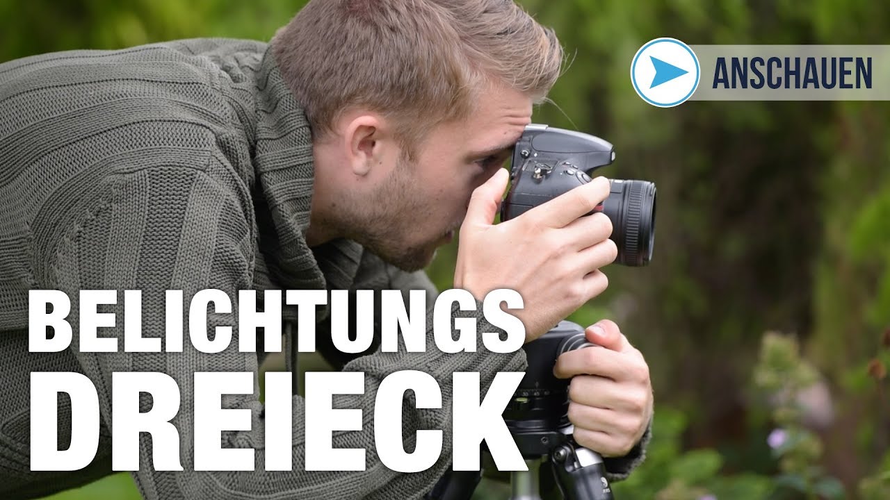 DAS BELICHTUNGSDREIECK | Fotografieren lernen für Anfänger | Tutorial Deutsch | 