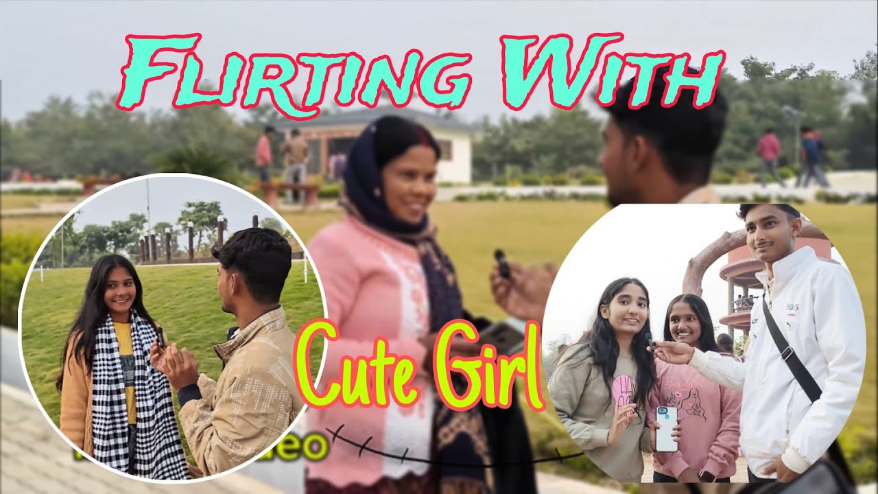 Flirting With Random Cute Girls | Ye To Impress Ho Gayi ❣️ || Nature Park || Reaction Vlog || #vlog 