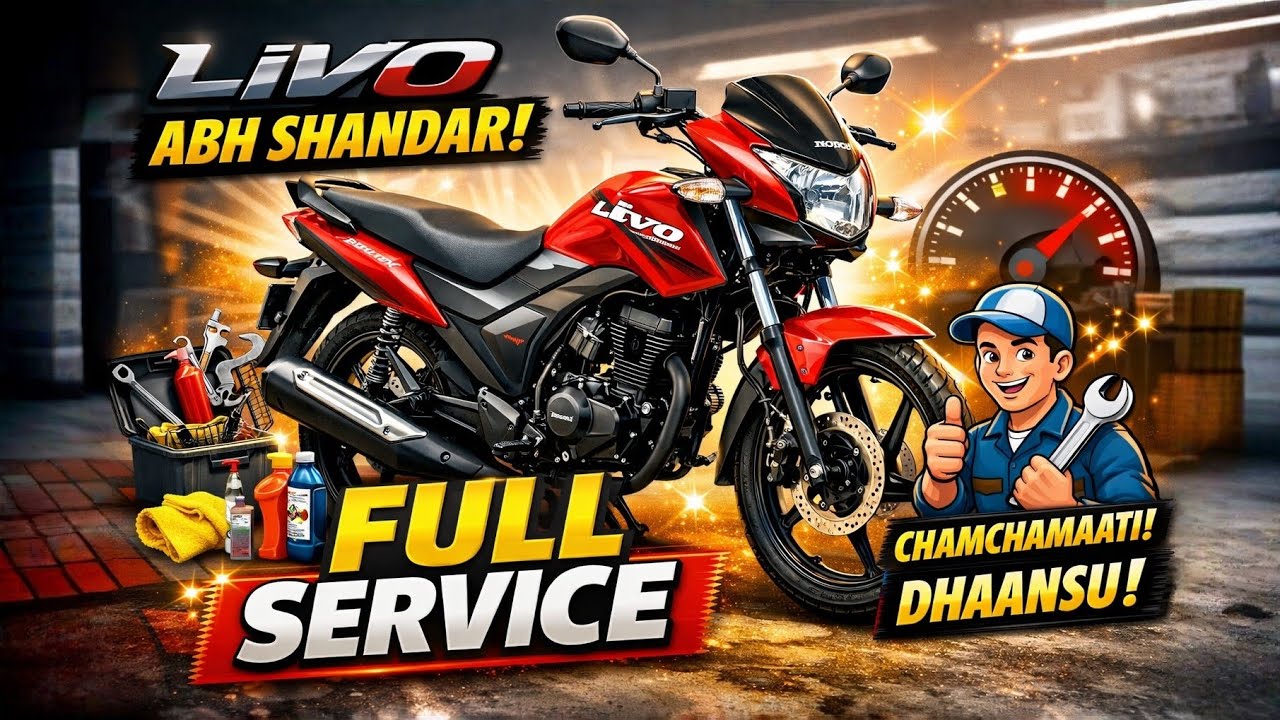 Honda Livo Full Service 🔧 | Bike Ab Chamchamaati & Dhaansu! 😍