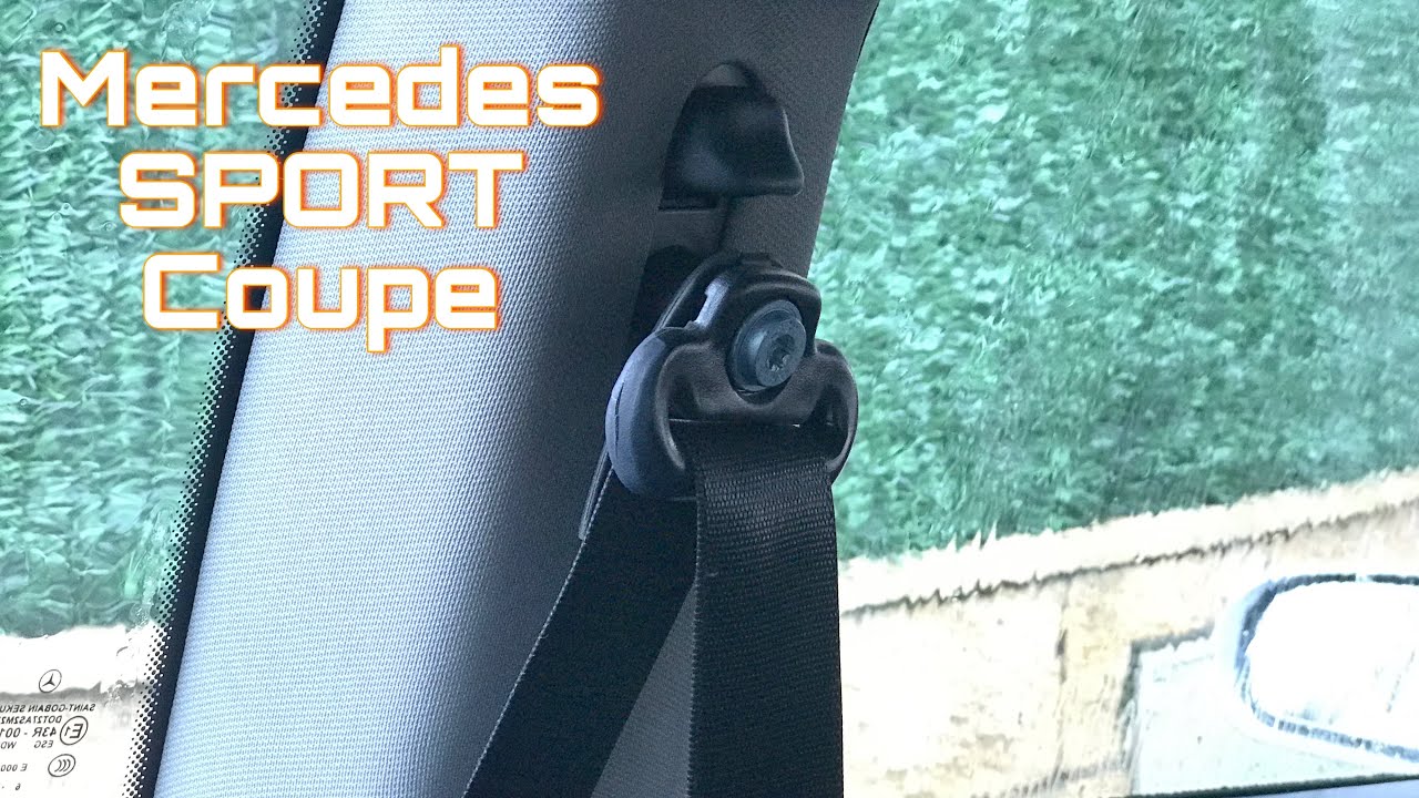 #149 MERCEDES CLASE C SPORT COUPE - Capítulo 12 - CINTURONES DE SEGURIDAD