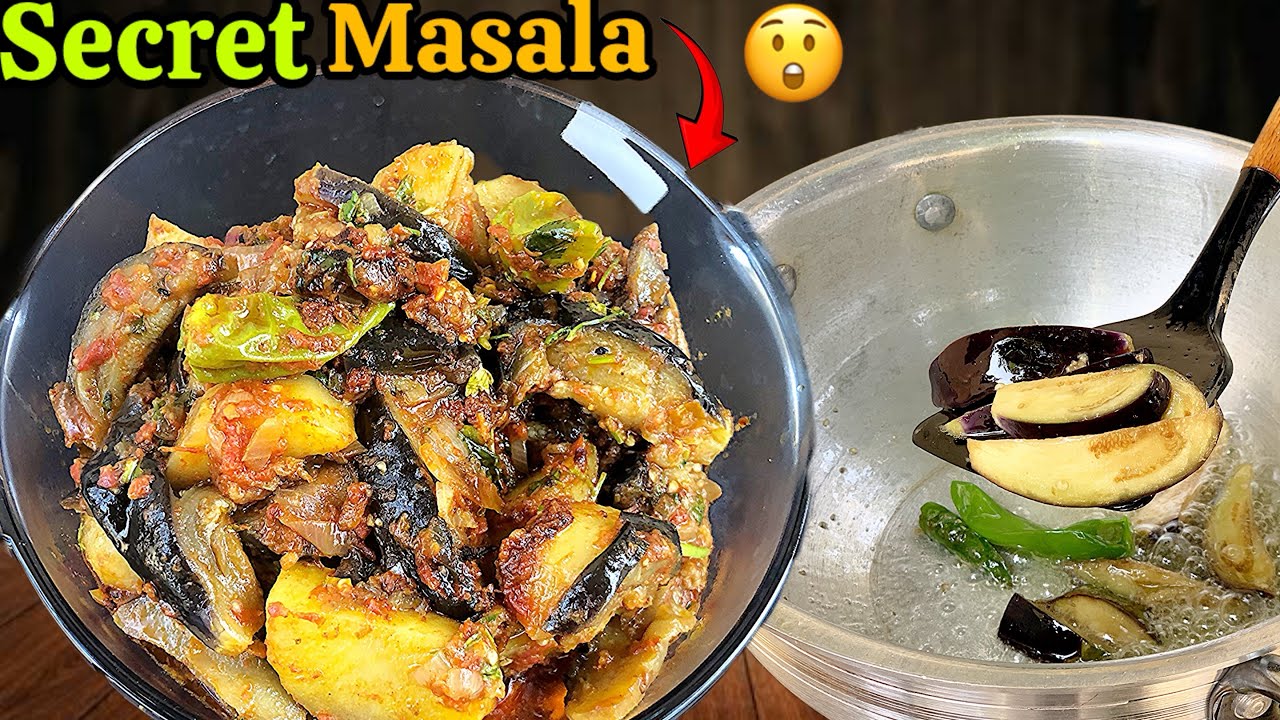 Masaledaar Aloo Baingan Recipe With Secret Masala 🔥| Aloo Baingan Ki Sabzi | Masala Brinjal Recipe