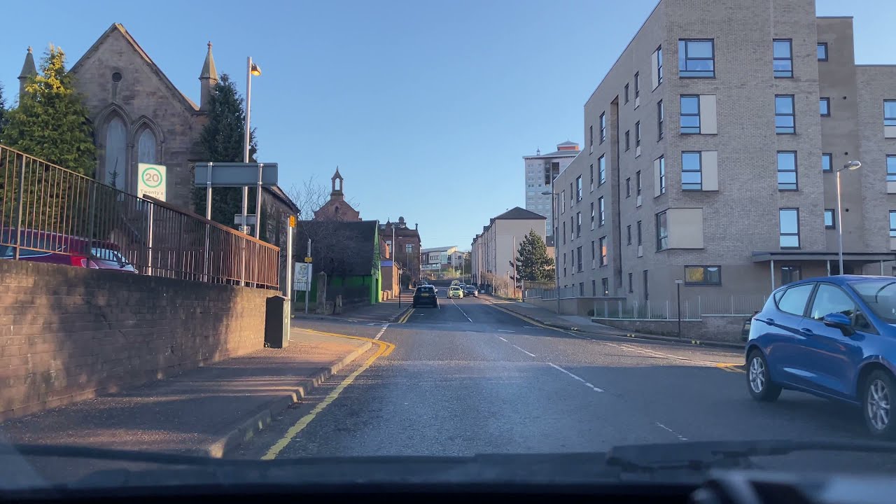 Driving in the West of Scotland - Coatbridge to Muirhead - December 2021