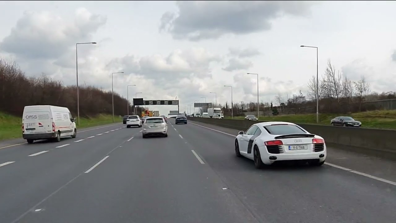 Ireland - Ballymount - M50 North - Port Tunnel - Sandymount