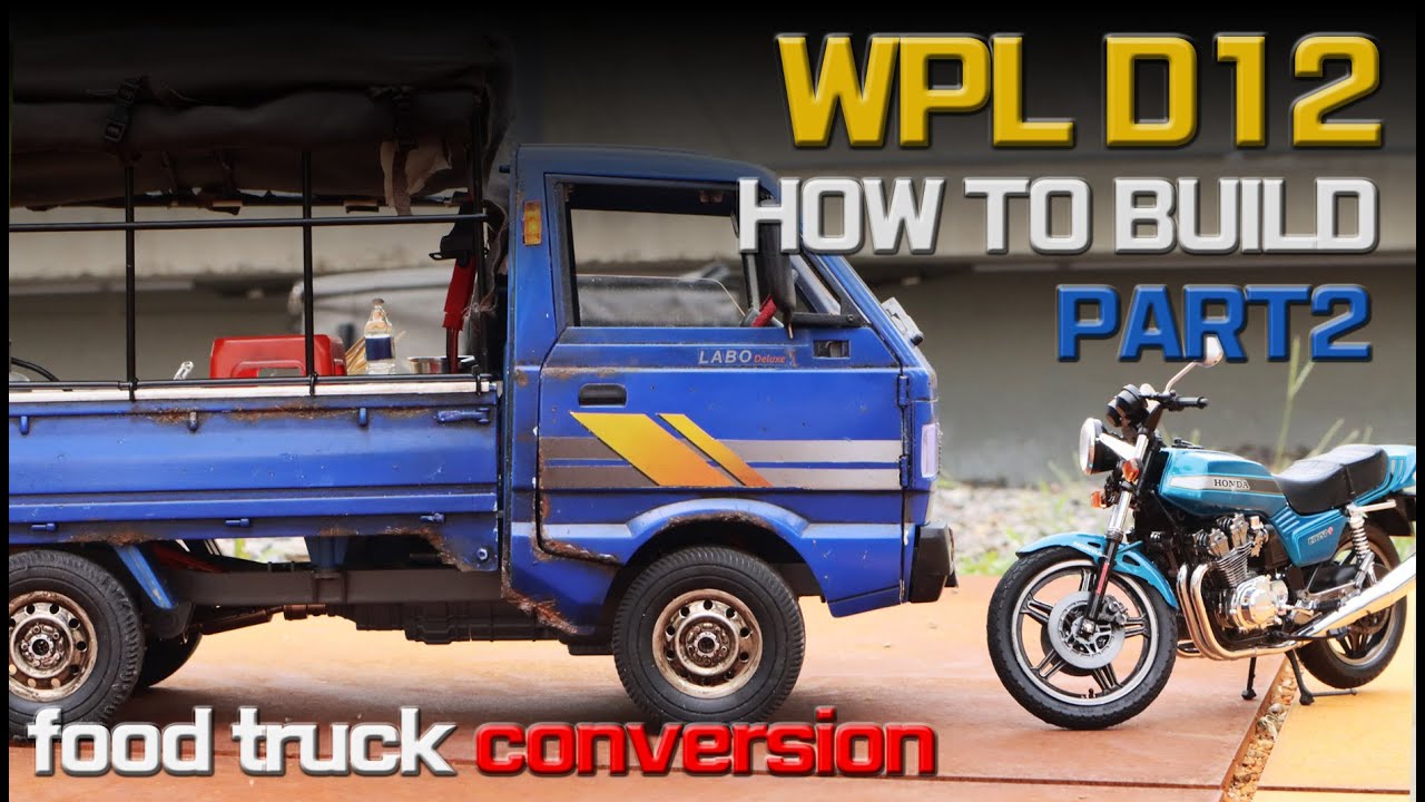 WPL D12_food truck(라보 분식차) how to build_part2