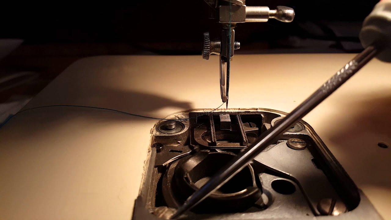 Setting the Singer Sewing Machine Apollo Bobbin Case
