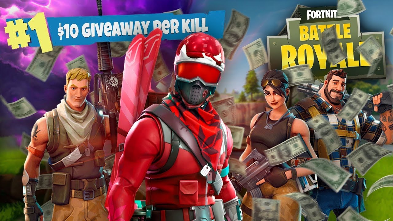 I PAY YOU $10 PER KILL! HILARIOUS RANDOM SQUAD WIN!!! Fortnite: Battle Royale Season 3