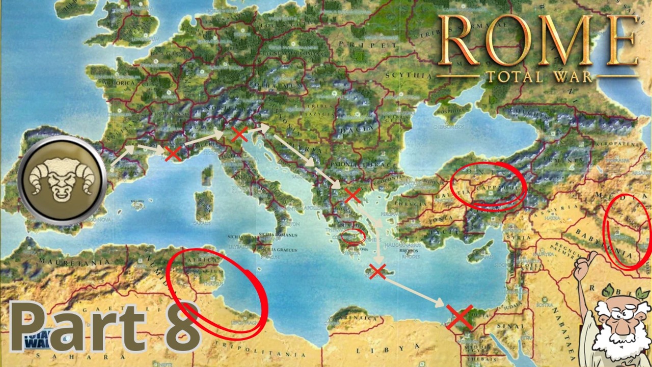 Heroes of Corinth - Spanish Migration Campaign to Egypt in OG Rome: Total War