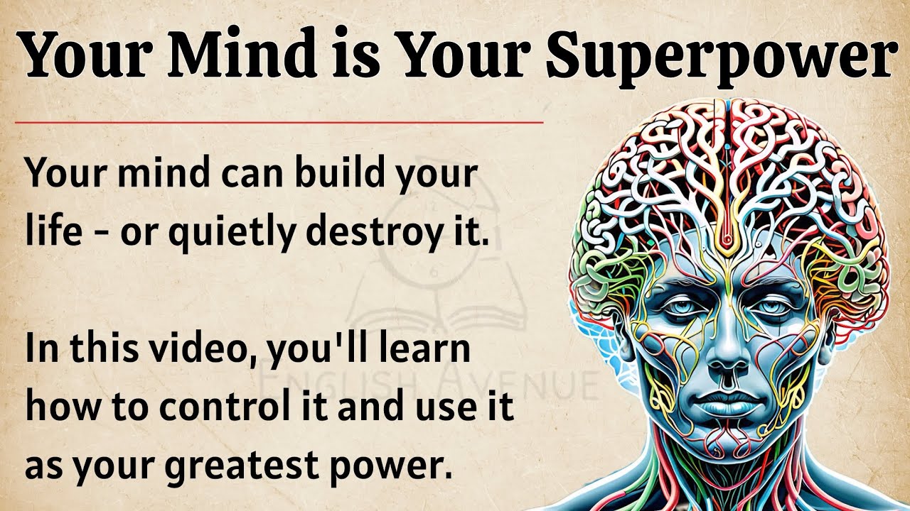 Your Mind is Your Superpower || Learn English Through Motivational Lesson 🔥 || Improve Your English 