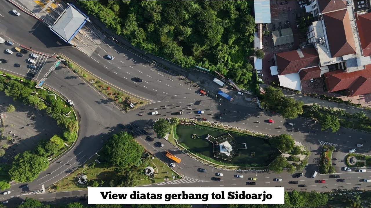 Keindahan kota sidoarjo dari atas