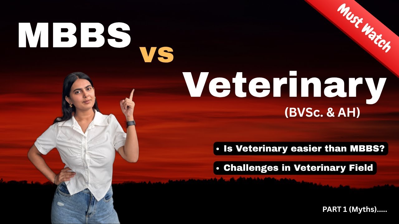 Is Veterinary easier? A healthy comparison between MBBS and BVSc🩺MBBS vs Veterinary.#vet #mbbs #neet