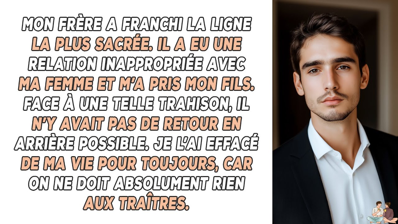 Mon frère a franchi la ligne la plus sacrée. Il a eu une relation inappropriée avec ma femme et...
